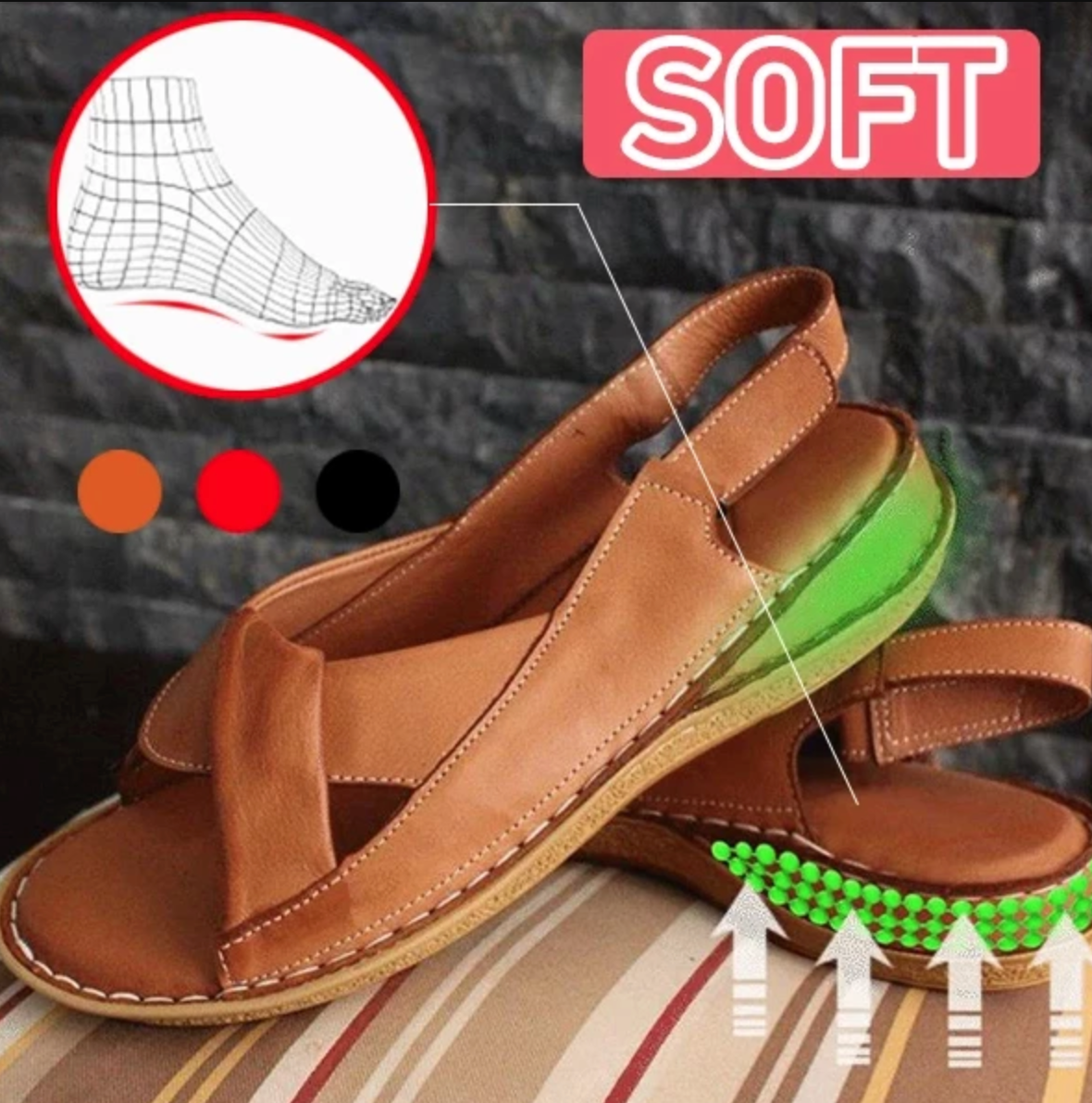 New Women's Knotted Comfortable Flat Sandals