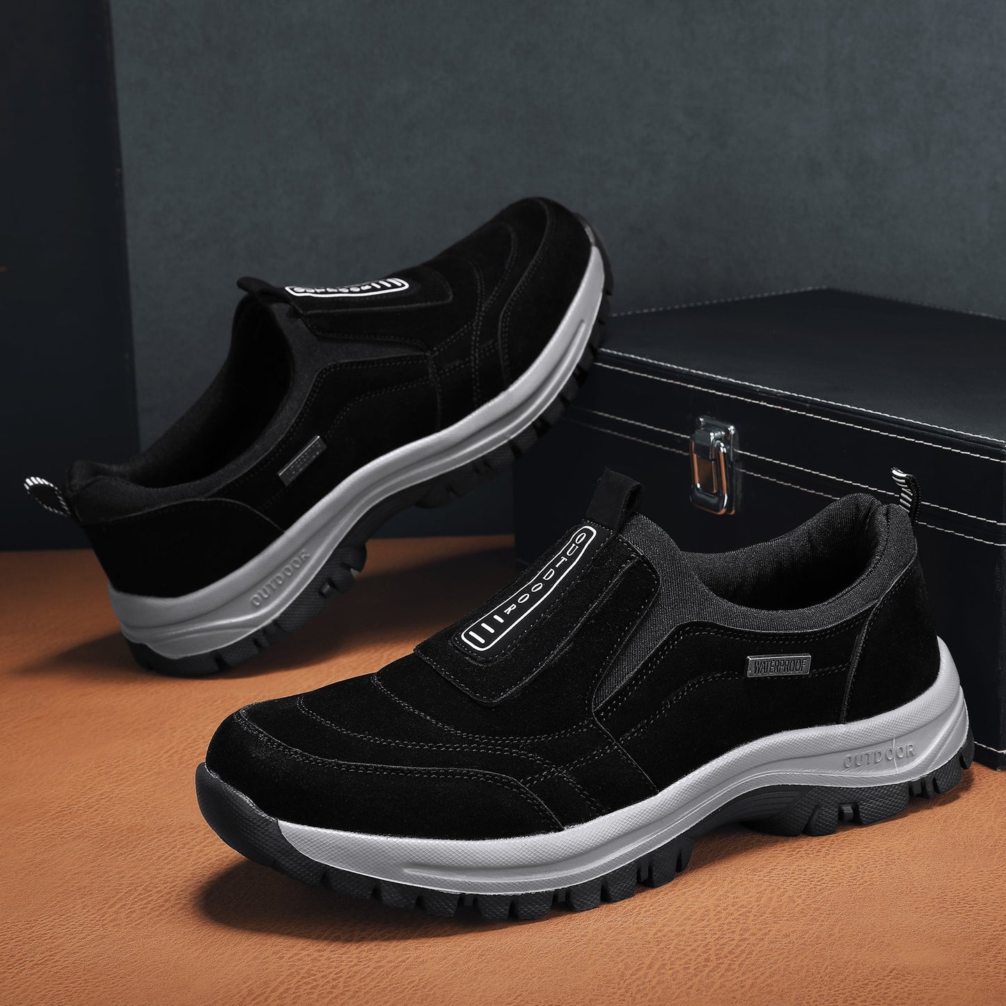 Spring Sale 49% Off🔥 Men's Waterproof Orthopedic Slip-on Walking Shoes