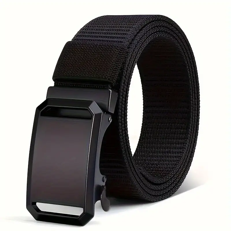 Men's Stylish Canvas Belt with Automatic Buckle