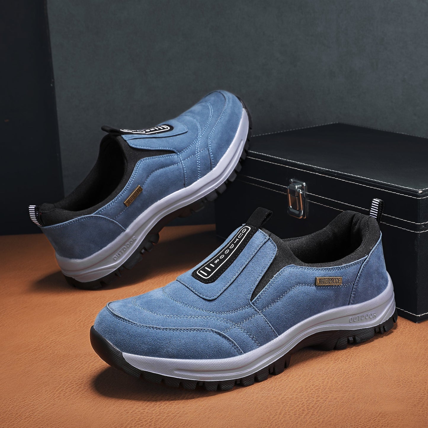 Spring Sale 49% Off🔥 Men's Waterproof Orthopedic Slip-on Walking Shoes