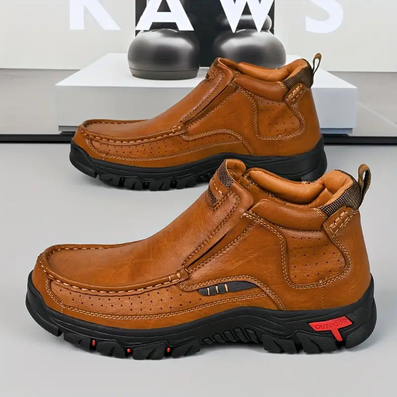 Summer Promotion 50% OFF❤️ Waterproof Non-Slip Ankle Boots for Men – Comfort Orthopedic Outdoor Shoes