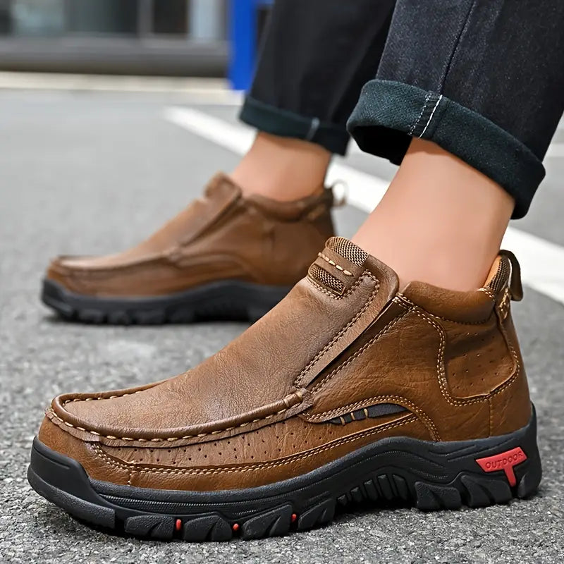 Summer Promotion 50% OFF❤️ Waterproof Non-Slip Ankle Boots for Men – Comfort Orthopedic Outdoor Shoes