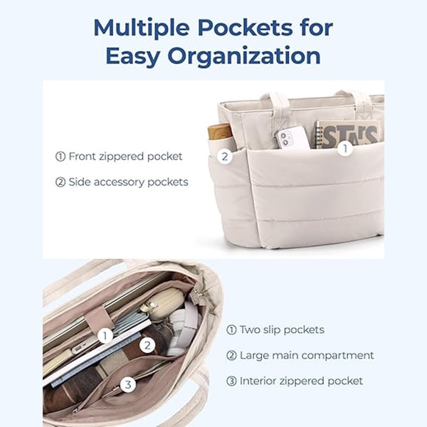 HOT Trending -49% OFF🔥Lightweight Cloud Puffy Tote Bag