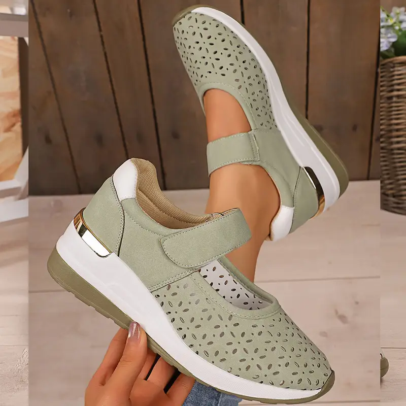 Summer Sale 50% Off❤️ Women's Slip-On Sneakers - Breathable Mesh Walking Shoes with Arch Support