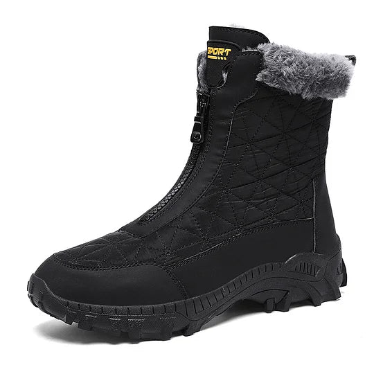 (⏰Limited Time 49% Discount Event) Men's Winter Warm Wide Toe Orthopedic Arch Support Snow Boots Waterproof Non-slip Anti-puncture Work Boots