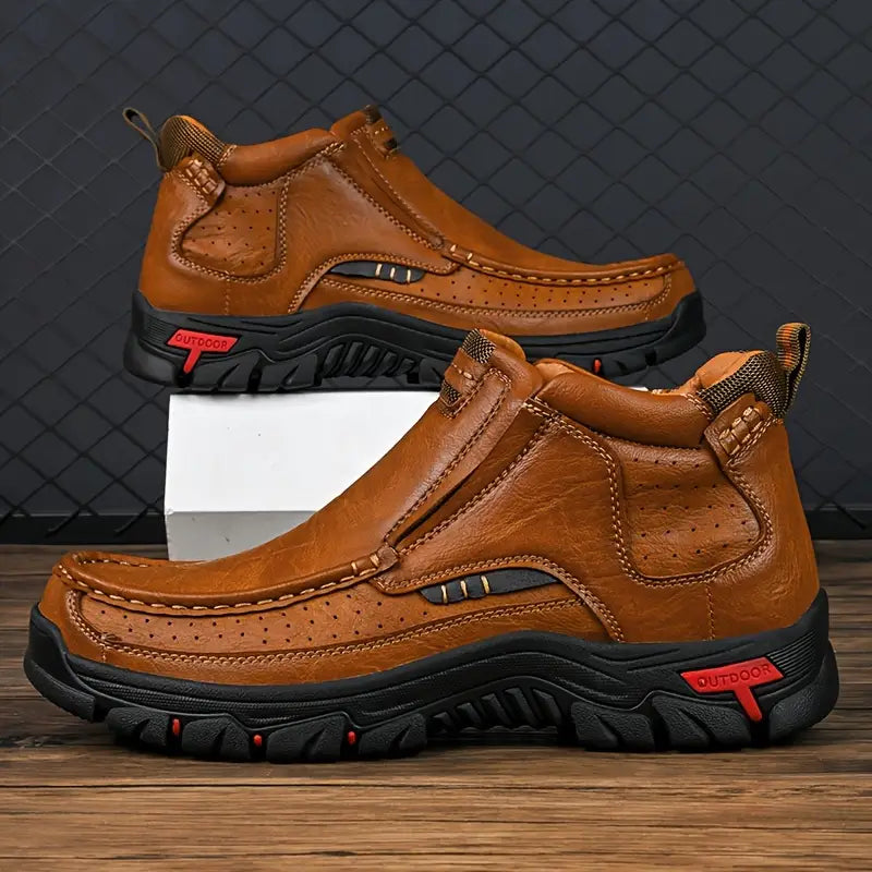 Summer Promotion 50% OFF❤️ Waterproof Non-Slip Ankle Boots for Men – Comfort Orthopedic Outdoor Shoes