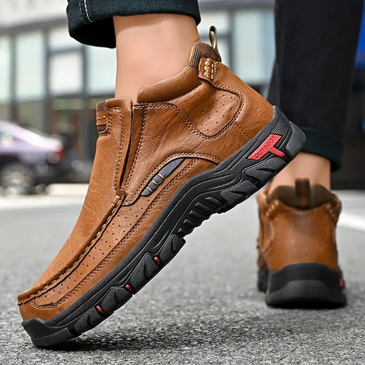 Early Fall Kickoff: 50% OFF❤️ Waterproof Non-Slip Ankle Boots for Men – Comfort Orthopedic Outdoor Shoes