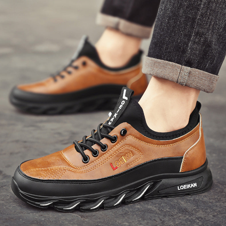 Last day Sale 70% OFF🔥 Men's Casual Fashion Orthopedic Outdoor Shoes – Waterproof Anti-Puncture, Anti-Collision
