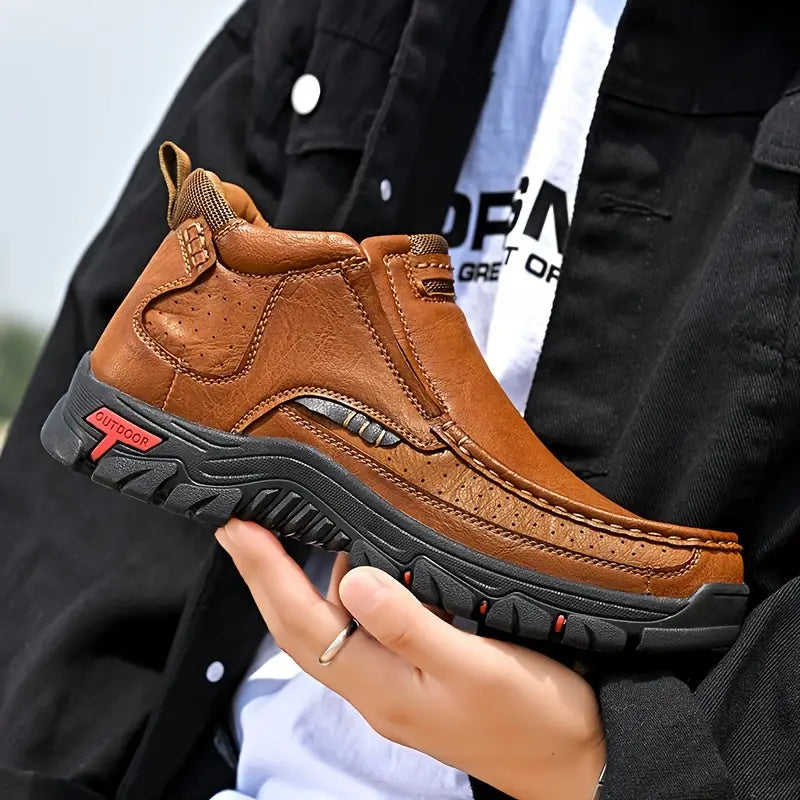 Summer Promotion 50% OFF❤️ Waterproof Non-Slip Ankle Boots for Men – Comfort Orthopedic Outdoor Shoes