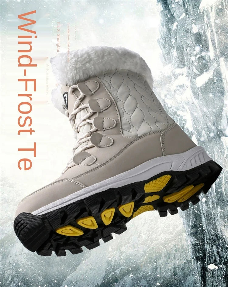 🔥Last Day Promotion 50% OFF 🔥Women's Winter Fashionable Fleece-Lined Warm Snow Boots