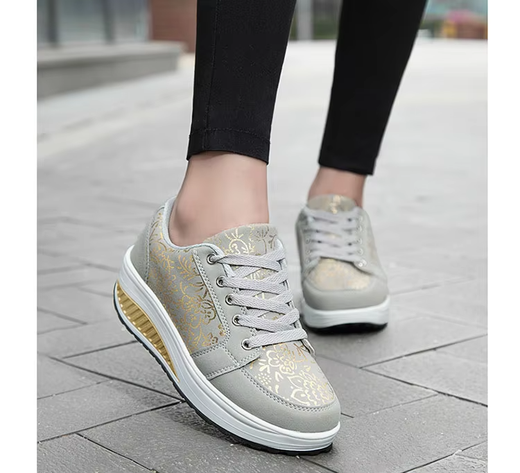 💮 Spring Special 49% Off💝 Women's Orthopedic Slimming Toning Platform Sneakers, Comfort Walking Shoes