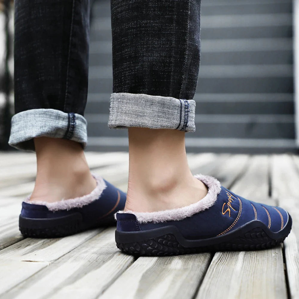 Men's Cozy Winter Comfort Slippers for Outdoor