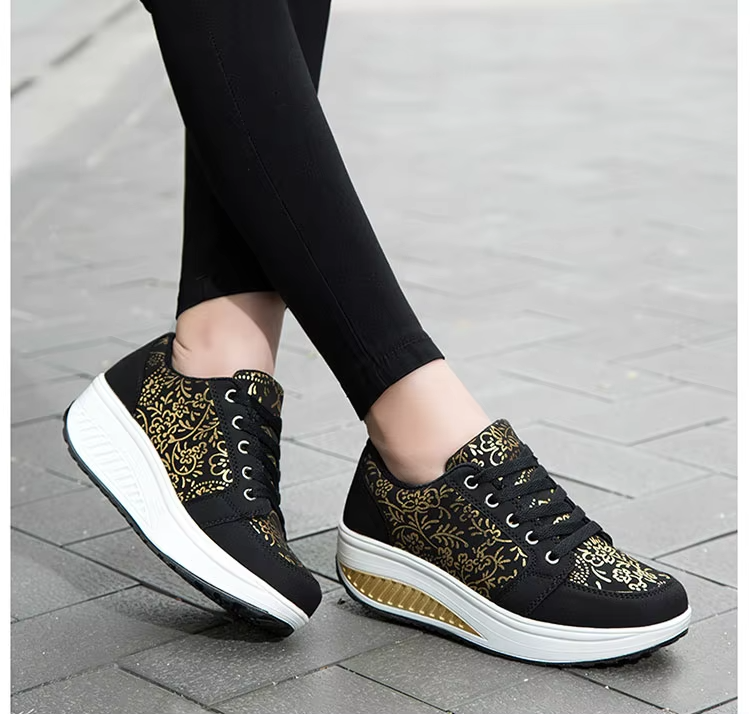 💮 Spring Special 49% Off💝 Women's Orthopedic Slimming Toning Platform Sneakers, Comfort Walking Shoes