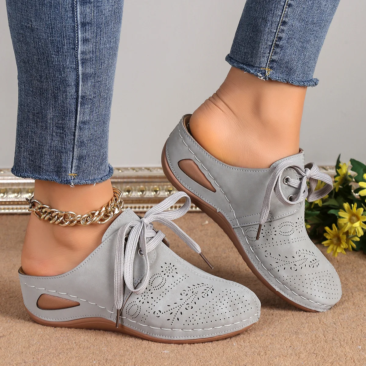 Summer Sale 50% Off❤️Women’s Comfort Orthopedic Mule Slip-on