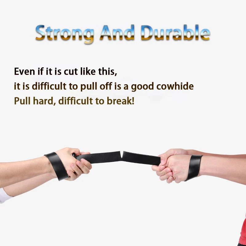 Men's Stylish Black Automatic Self-buckle Cowhide Leather Belt (B003)