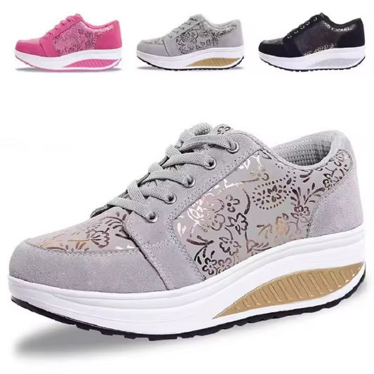 💮 Spring Special 49% Off💝 Women's Orthopedic Slimming Toning Platform Sneakers, Comfort Walking Shoes