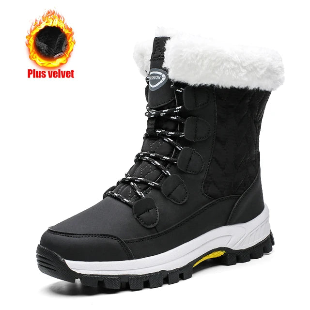 🔥Last Day Promotion 50% OFF 🔥Women's Winter Fashionable Fleece-Lined Warm Snow Boots