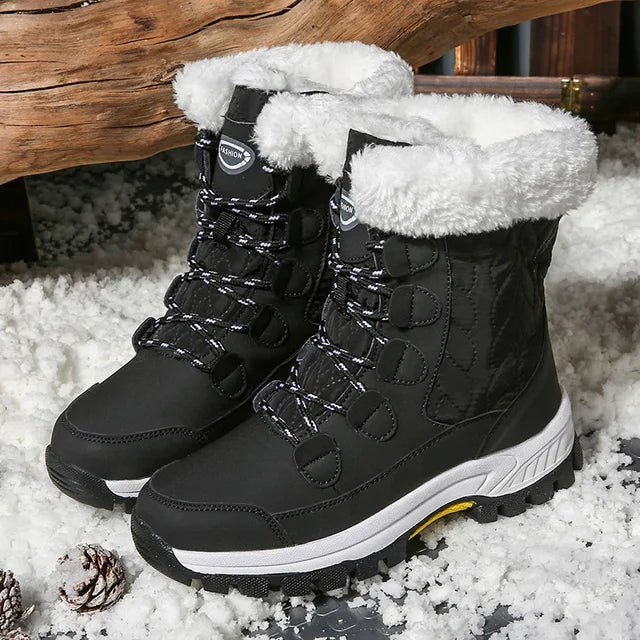 🔥Last Day Promotion 50% OFF 🔥Women's Winter Fashionable Fleece-Lined Warm Snow Boots