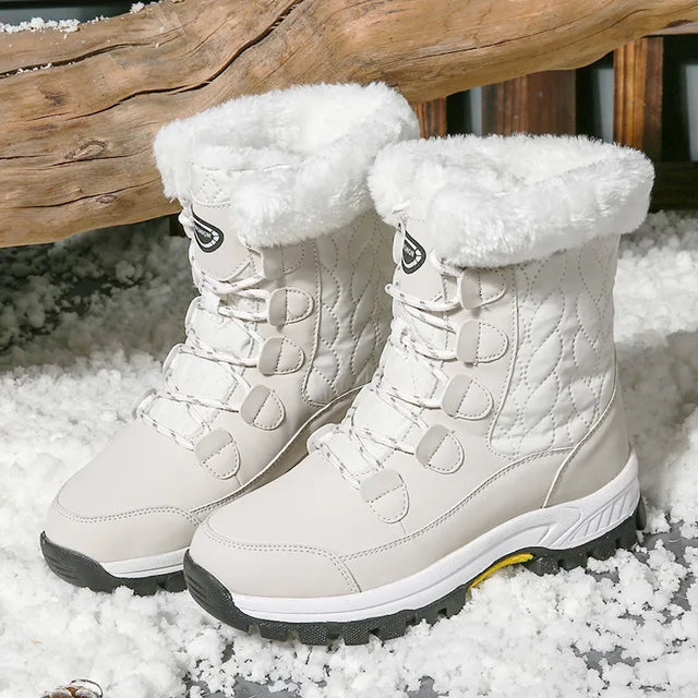 🔥Last Day Promotion 50% OFF 🔥Women's Winter Fashionable Fleece-Lined Warm Snow Boots
