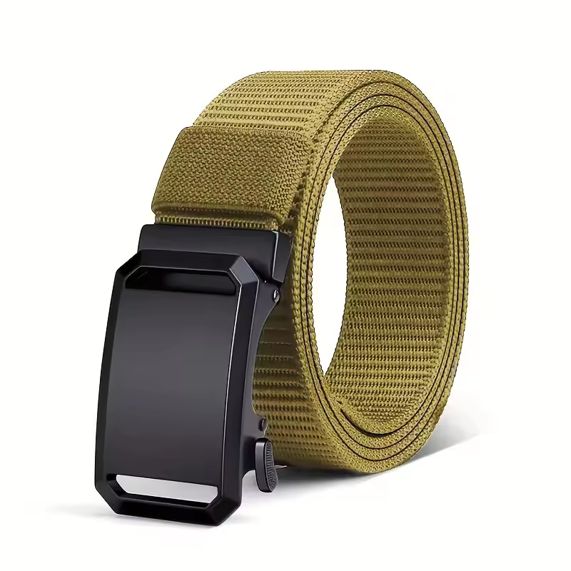 Men's Stylish Canvas Belt with Automatic Buckle