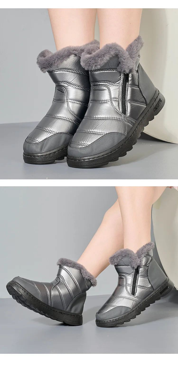 Women Comfortable Shock Absorption Waterproof Snow Boots