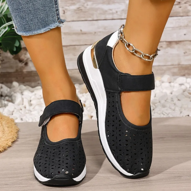 Summer Sale 50% Off❤️ Women's Slip-On Sneakers - Breathable Mesh Walking Shoes with Arch Support