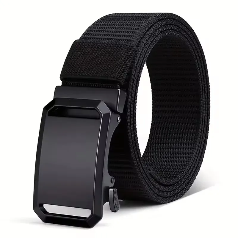 Men's Stylish Canvas Belt with Automatic Buckle