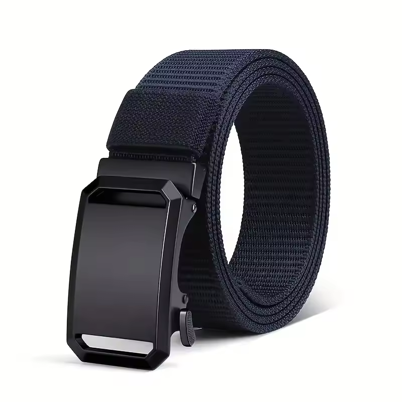 Men's Stylish Canvas Belt with Automatic Buckle