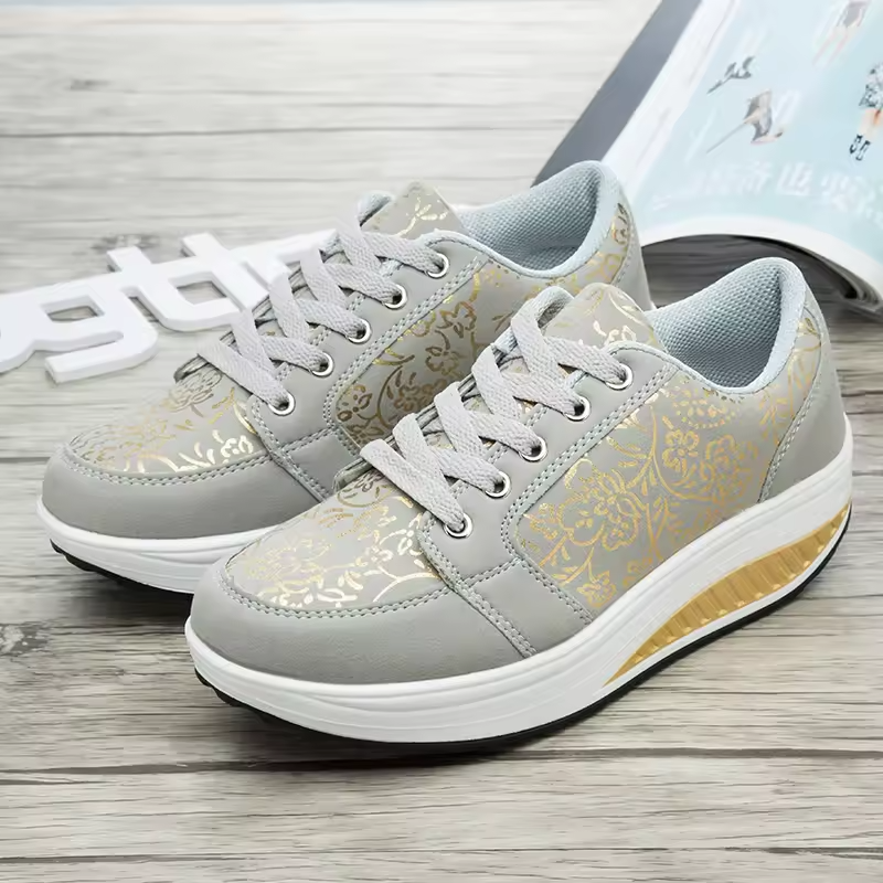 💮 Spring Special 49% Off💝 Women's Orthopedic Slimming Toning Platform Sneakers, Comfort Walking Shoes