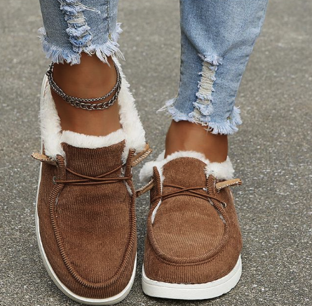 🔥On This Week Sale OFF 50%🔥Women's Shoes Lace Up Canvas Flat-heel Casual Cotton Shoes