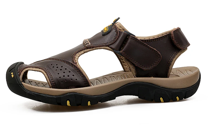 On This Week Sale off 70%🔥 Men's Outdoor Leather Orthopedic Summer Sandals