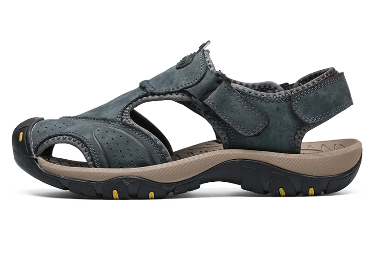 On This Week Sale off 70%🔥 Men's Outdoor Leather Orthopedic Summer Sandals
