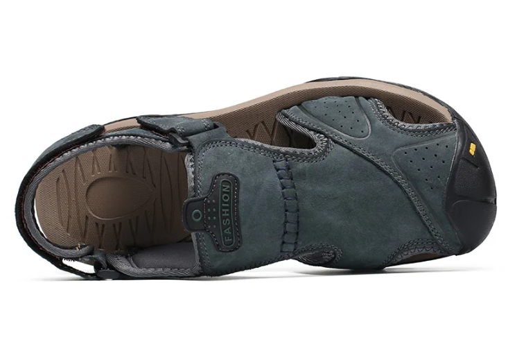 On This Week Sale off 70%🔥 Men's Outdoor Leather Orthopedic Summer Sandals