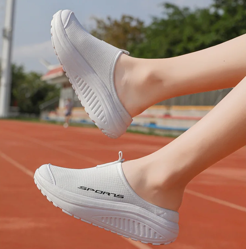 Summer Promotion 50% Off❤️ Breathable Mule Sneakers for Women – Lightweight Comfort with Arch Support