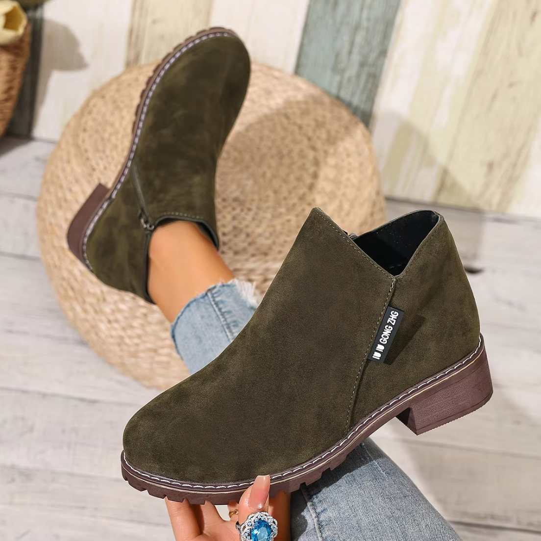 Avery™ Wide-Fit Comfort Ankle Boots
