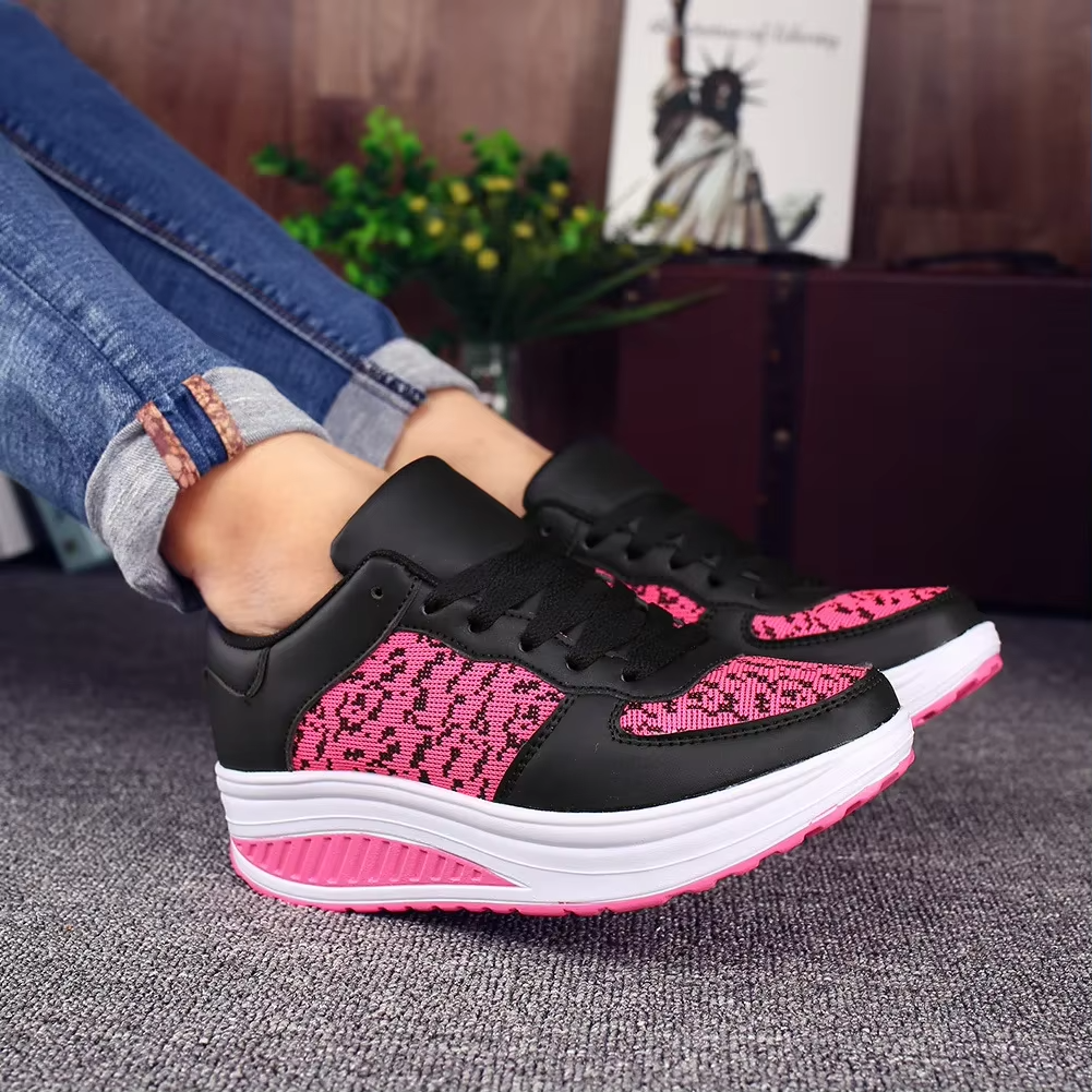 Spring Special 49% Off💝 Women's Orthopedic Lace-Up Leather Platform Sneakers – Casual Walking Shoes