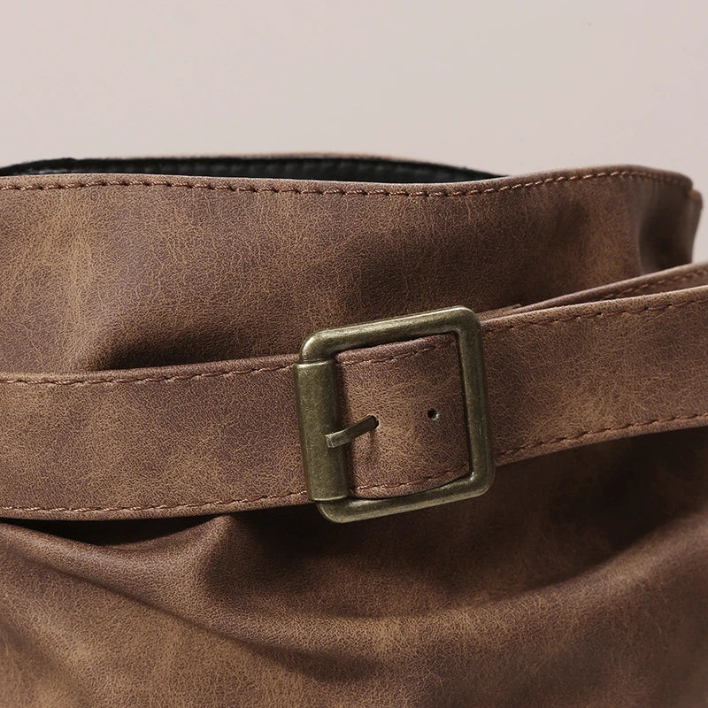 HOT SALE 45% OFF🔥New Fall Winter Women Vintage Round Toe Mid-Calf Boots