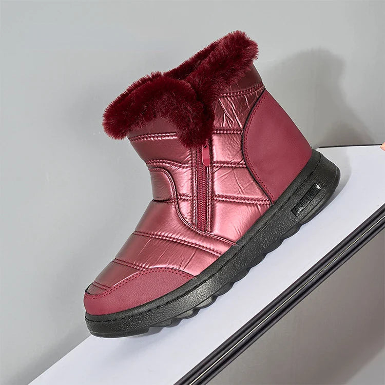 Women Comfortable Shock Absorption Waterproof Snow Boots