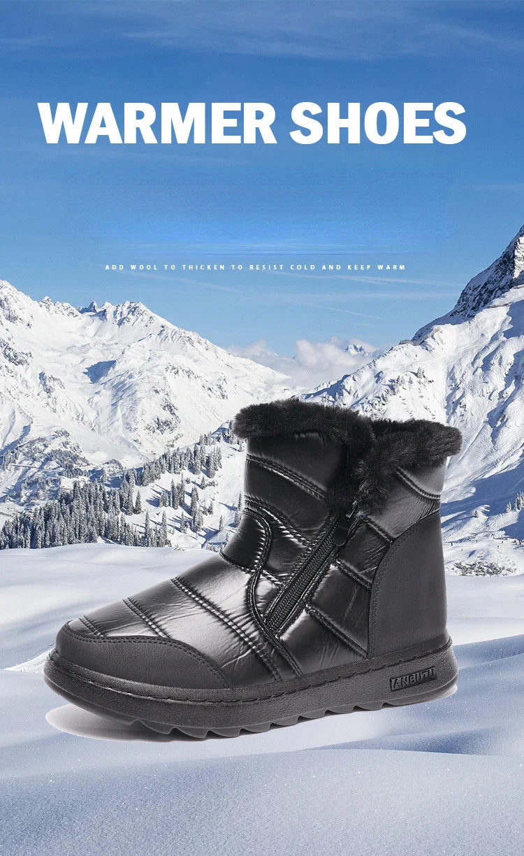 Women Comfortable Shock Absorption Waterproof Snow Boots