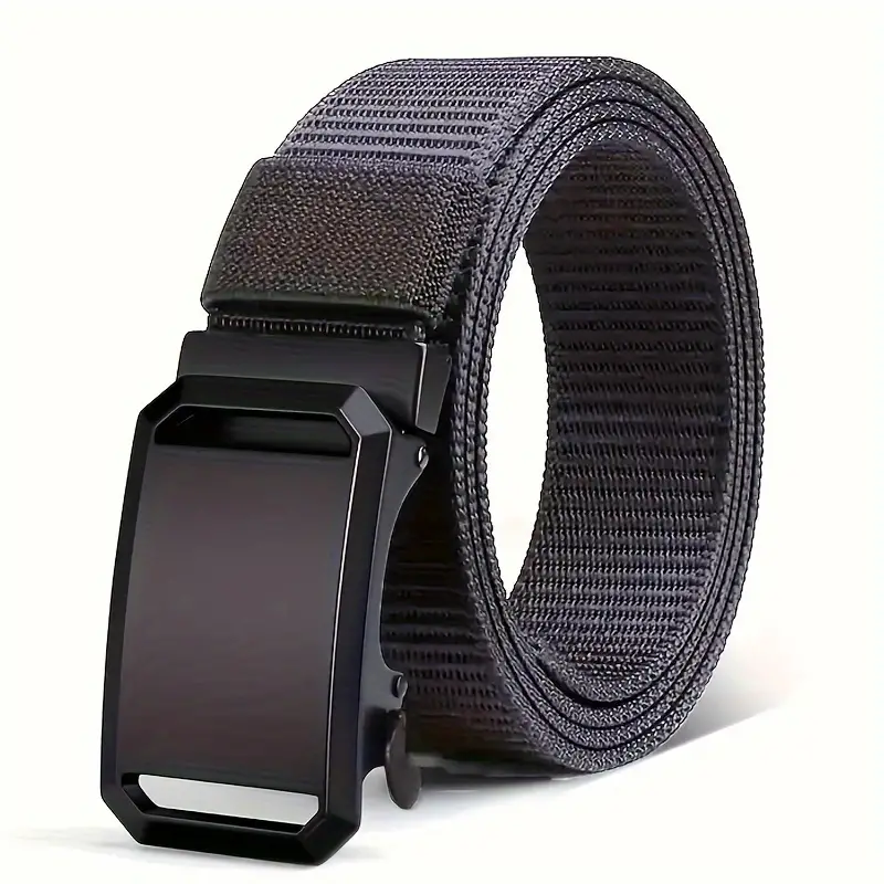 Men's Stylish Canvas Belt with Automatic Buckle