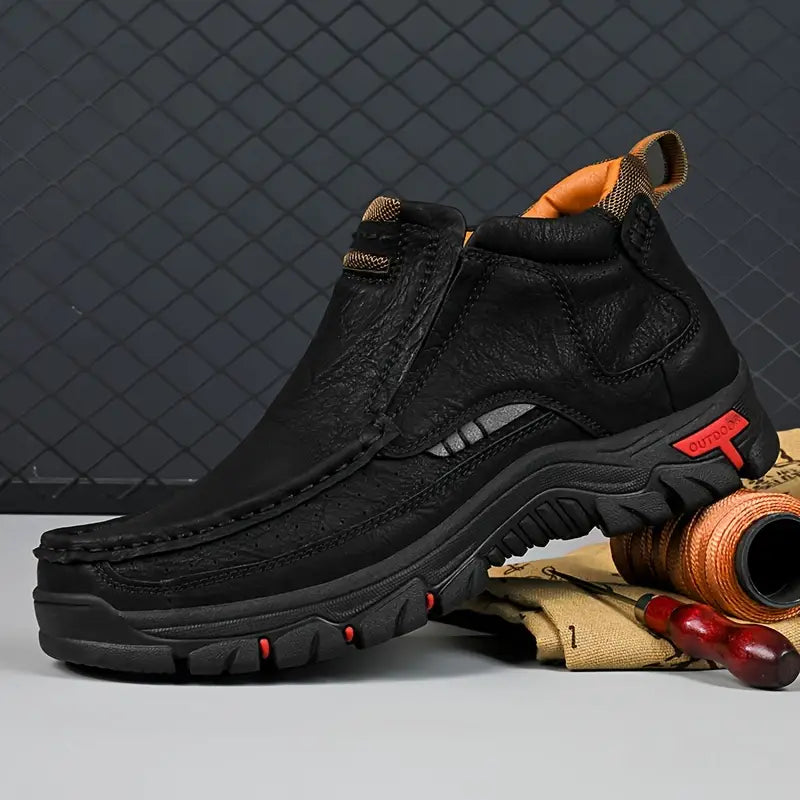 Summer Promotion 50% OFF❤️ Waterproof Non-Slip Ankle Boots for Men – Comfort Orthopedic Outdoor Shoes