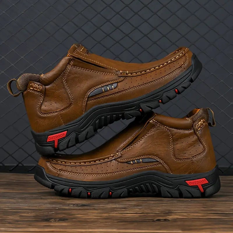 Summer Promotion 50% OFF❤️ Waterproof Non-Slip Ankle Boots for Men – Comfort Orthopedic Outdoor Shoes