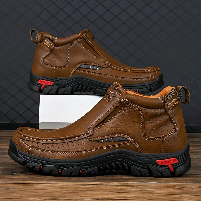 Summer Promotion 50% OFF❤️ Waterproof Non-Slip Ankle Boots for Men – Comfort Orthopedic Outdoor Shoes