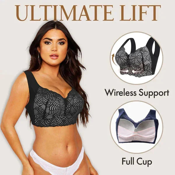 HOT SALE 45%🔥Ultimate Lift Stretch Full Shape Seamless Lace Bra (3 PCS)