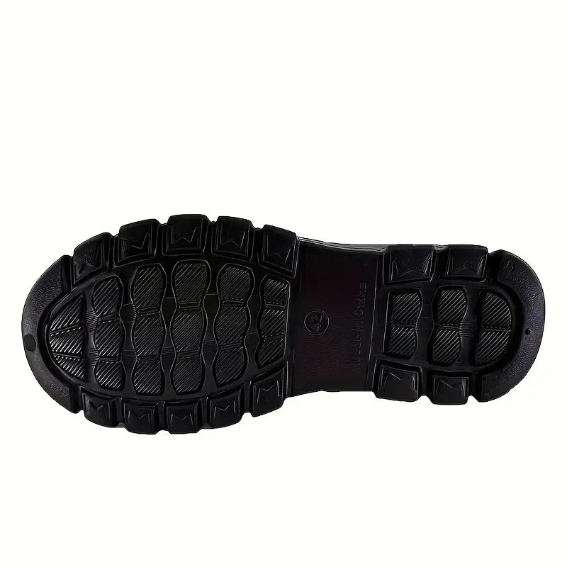 Hot Sale 45% Off🔥 Men’s Black EVA Slip-on Work Shoes - Comfortable Chef Shoes for Driving and Office Use, All-Season Casual Footwear