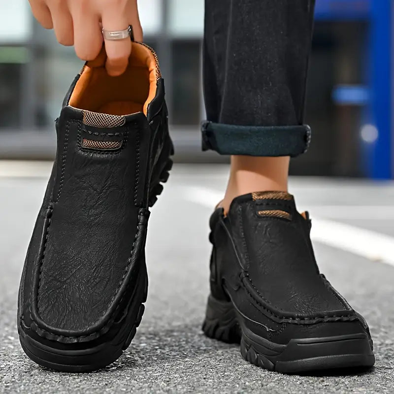 Summer Promotion 50% OFF❤️ Waterproof Non-Slip Ankle Boots for Men – Comfort Orthopedic Outdoor Shoes