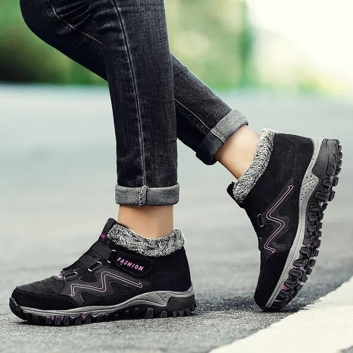 🎁Last Day 50% Off ❄️ Women's Cozy Winter Waterproof Anti-Slip Orthopedic Boots