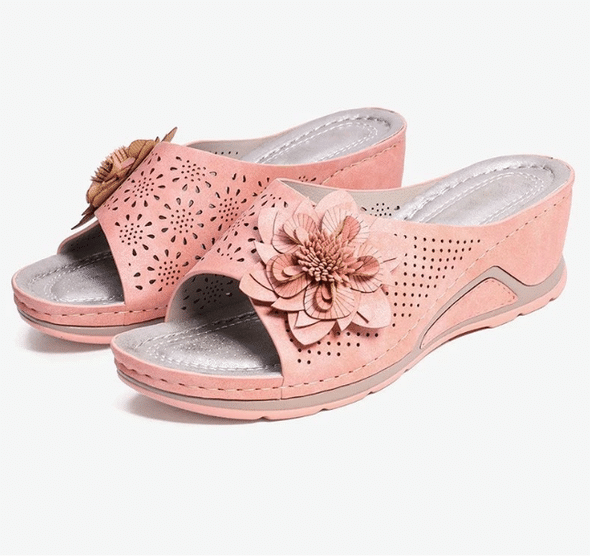 Leather Soft Footbed Orthopedic Arch-Support Sandals