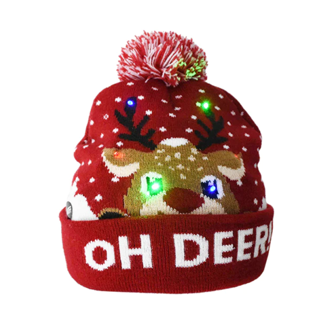 Christmas Light-Up Beanie