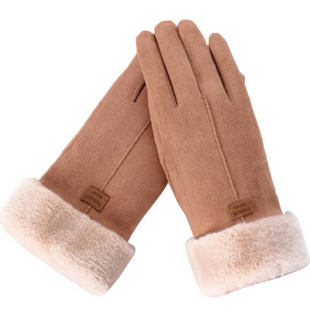 Cozy And Stylish Plush Touch Sensitive Winter Gloves
